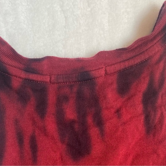 Forever 21 Burgundy Fringe Crop Top - Picture 5 of 6